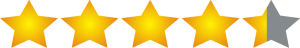 4.4 yellow star rating
