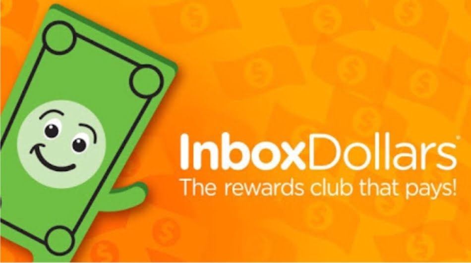 Inbox dollars logo on an orange background
